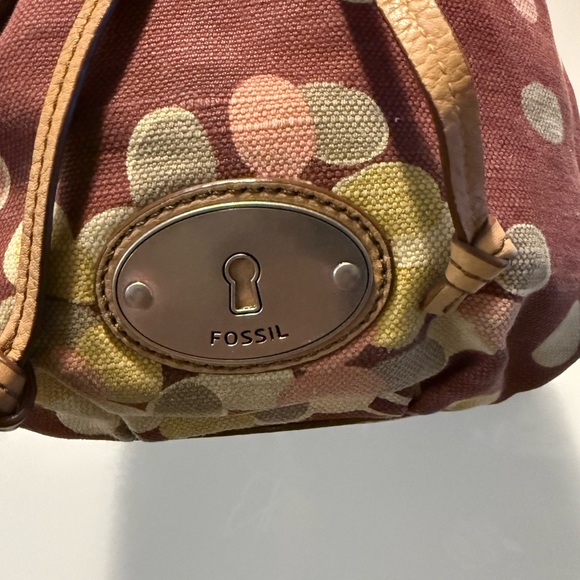 Fossil Maddox Canvas Drawstring Bucket Bag - Picture 3 of 8